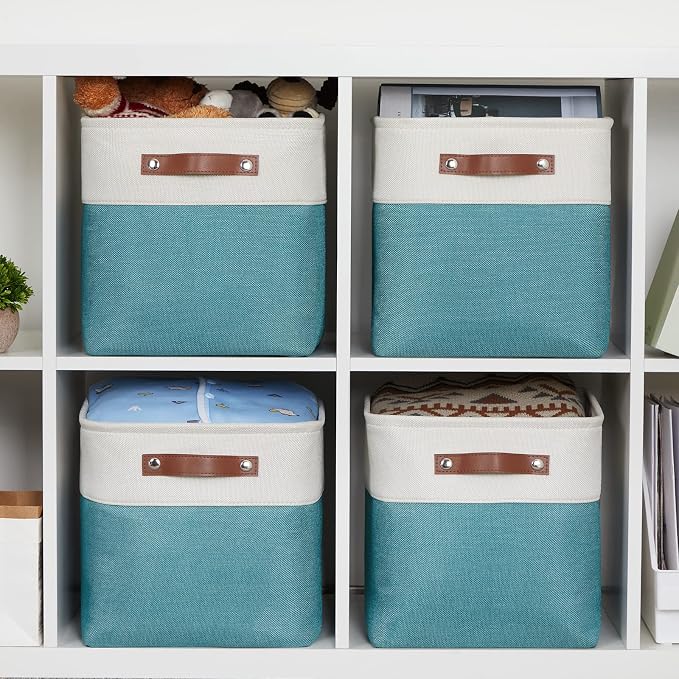 HNZIGE Fabric Storage Cube Bins Baskets - Image 5