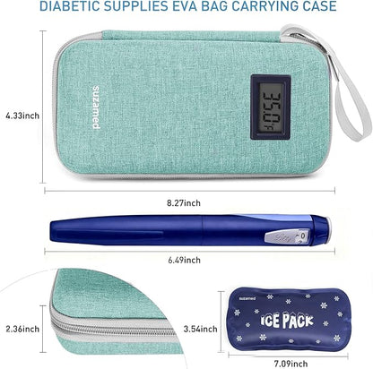 Insulin Cooler Travel Case, EVA Insulation Travel Medicine Kit - Image 5