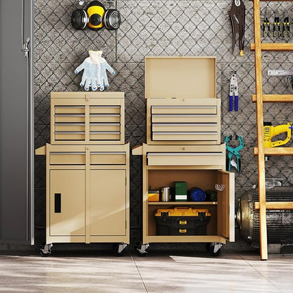Goplus Tool Chest, 5 Drawers Rolling Tool Cabinet - Image 2
