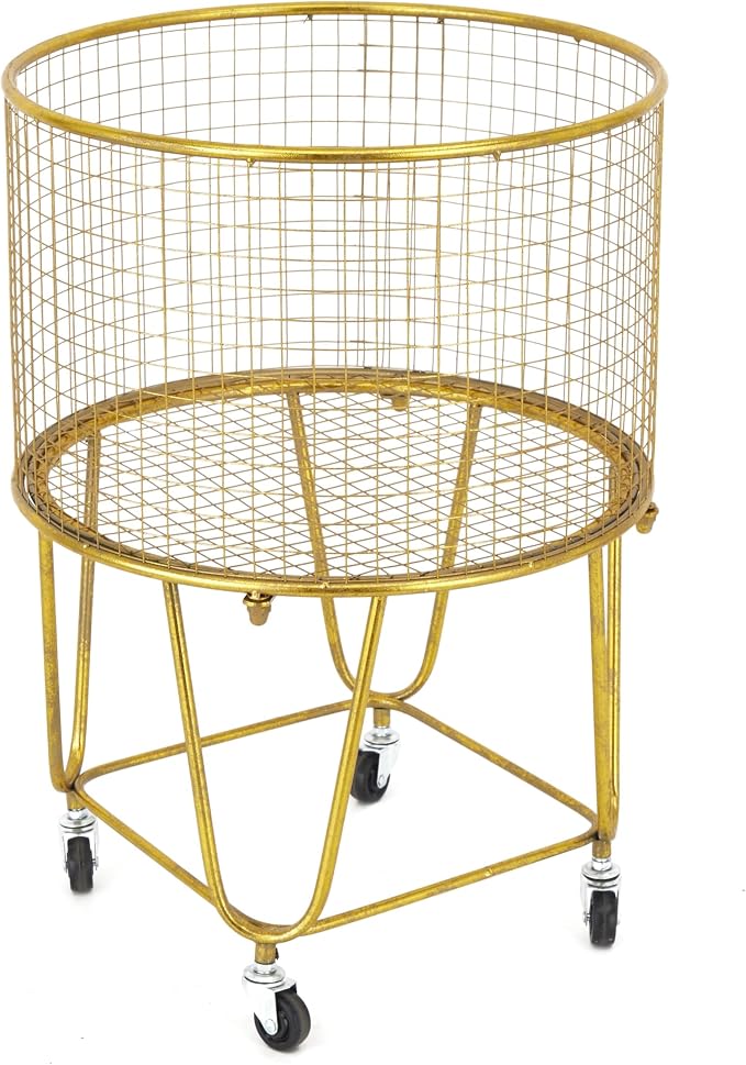 Deco 79 Metal Storage Cart by Deco79
