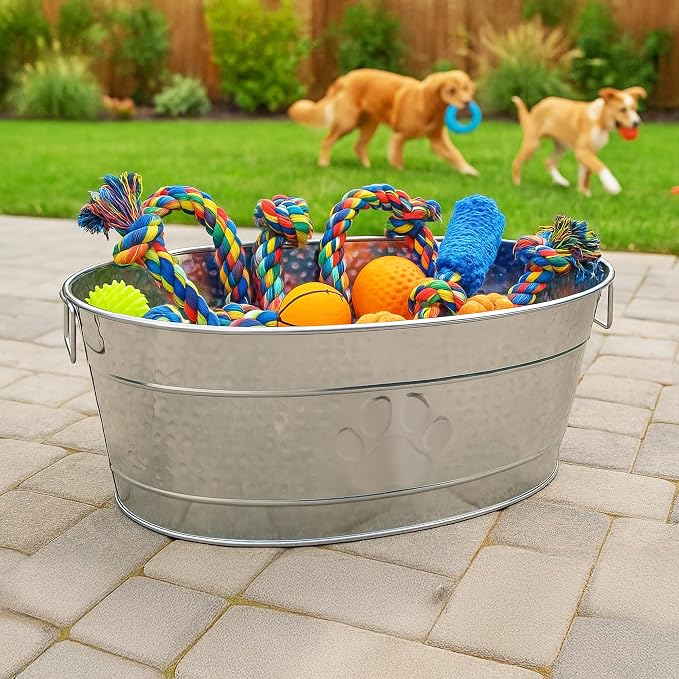 BREKX 25-Quart Tub for Firewood Storage Rack Log Holder - Image 3