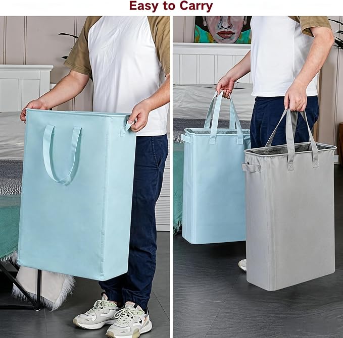 efluky Slim Laundry Basket, Narrow Laundry Hamper - Image 5