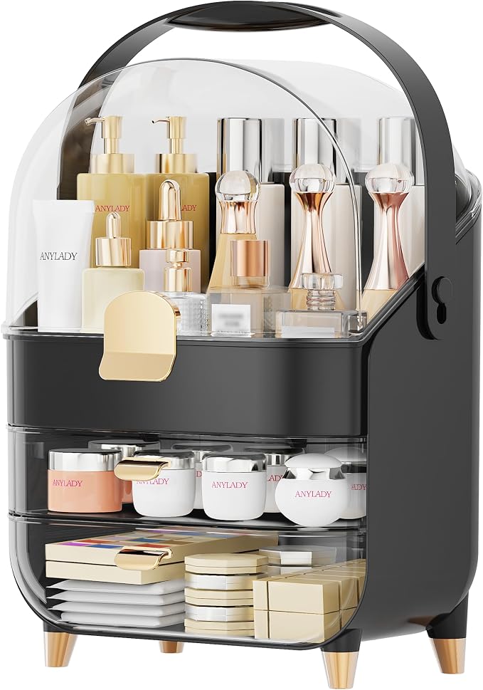 Makeup Organizer Countertop, Skincare Holder Bathroom Counter Organizer - Image 9