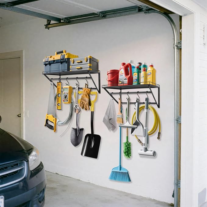 RedCall 2 Pack Garage Wall Shelf - Image 2
