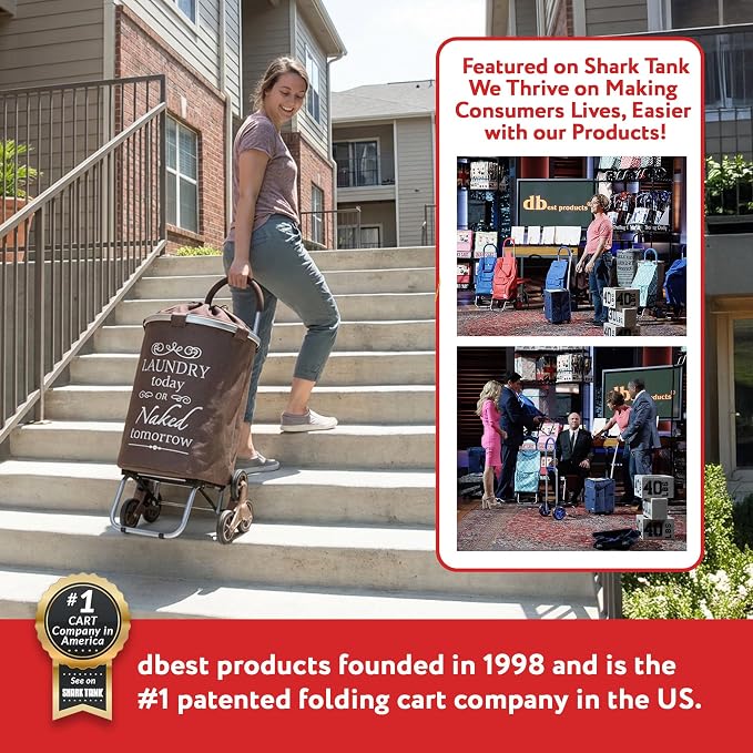 dbest products Stair Climber Laundry Trolley Dolly - Image 7