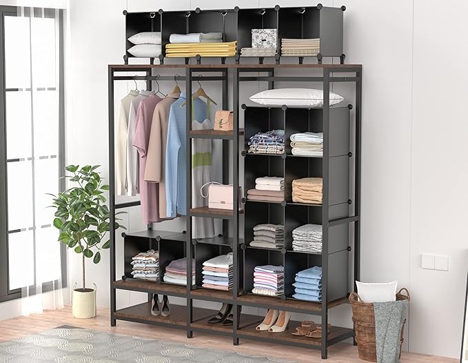 HOMIDEC Closet Organizers and Storage, 16 Cube Storage Organizer, Closet - Image 5