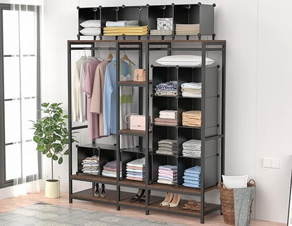 HOMIDEC Closet Organizers and Storage, 16 Cube Storage Organizer, Closet - Image 5
