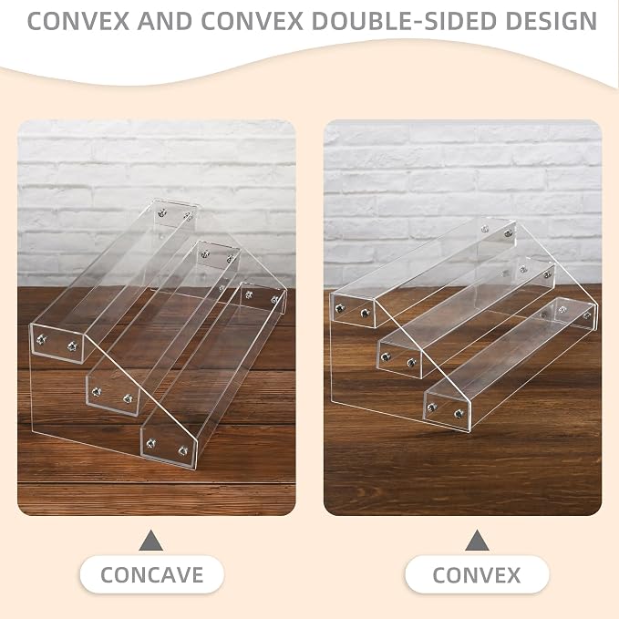 12" Acrylic Riser, Shelves - Image 5