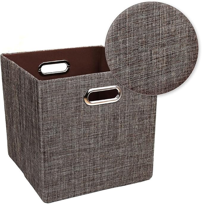 Storage Bins Cube Containers Boxes, Thick and Heavy Duty Fabric Drawers - Image 3