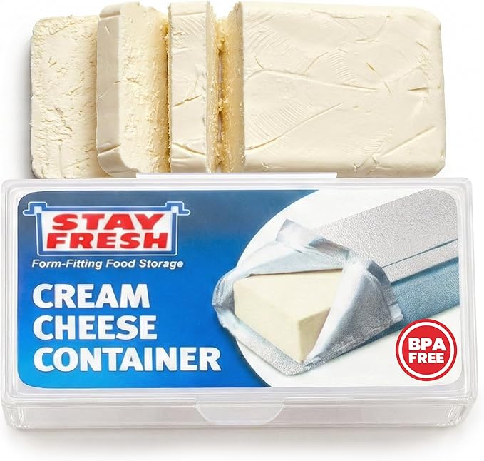 Stay Fresh Cream Cheese Container by KitchenDiscovery