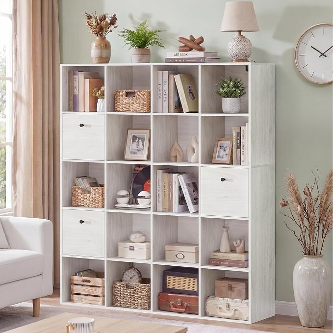 20 Cube Organizer Shelf, Storage Book Shelf Set, Freestanding Bookcase Bundle - Image 9