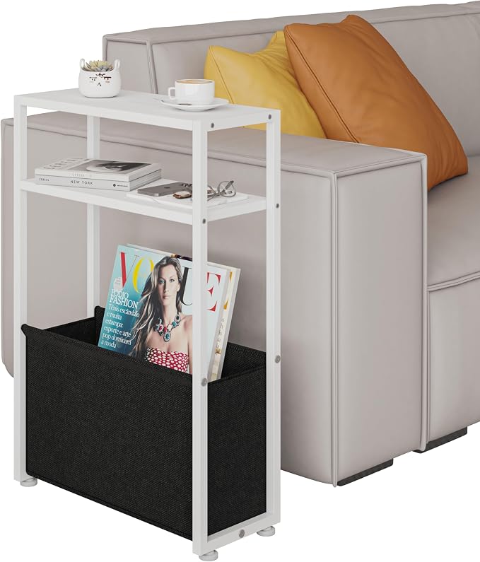 Narrow Side Table, Slim End Tables - Image 6