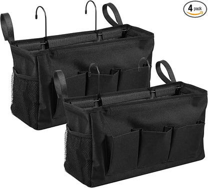 2Pcs Bedside Caddy Oxford Cloth Bedside Storage Organizer Large Capacity by Unknown