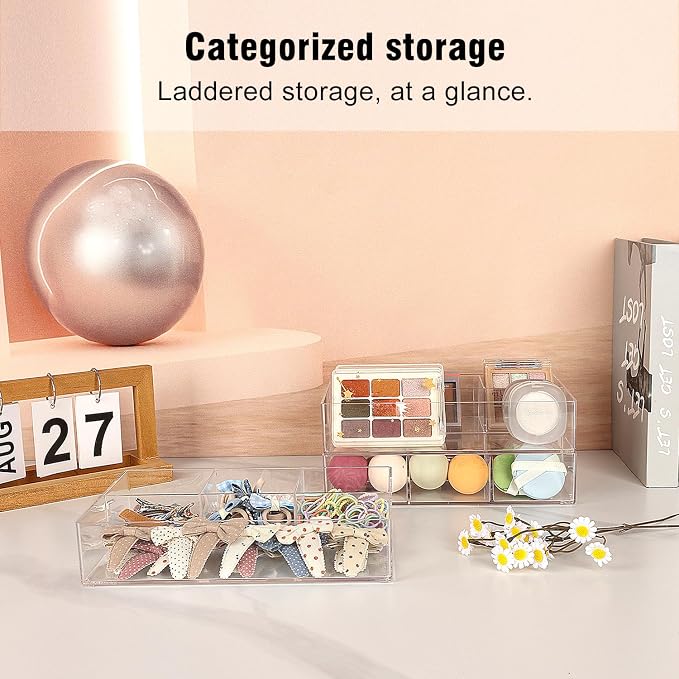 JessLab Acrylic Organizers, Bathroom Organizer - Image 4