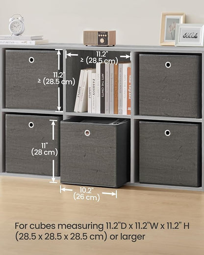 SONGMICS Storage Cubes, Foldable Fabric Storage Bins, 10.2 x 10.2 x 11 Inches - Image 7