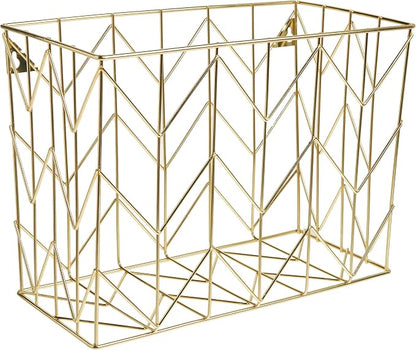U Brands Hanging File Desk Organizer, Wire Metal by UBrands