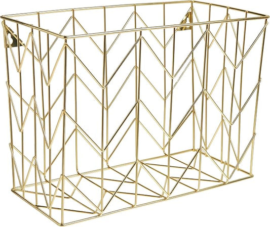 U Brands Hanging File Desk Organizer, Wire Metal by UBrands
