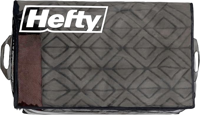 Hefty Storage Bags Extra Large Double Zipper Backpack, Heavy Duty Water - Image 8