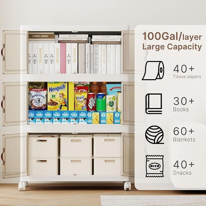 452QT Extra Large Stackable Storage Bins - Image 3