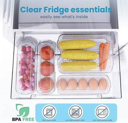Fridge Organizers and Storage, 10 Pack Organizer Bins - Image 2
