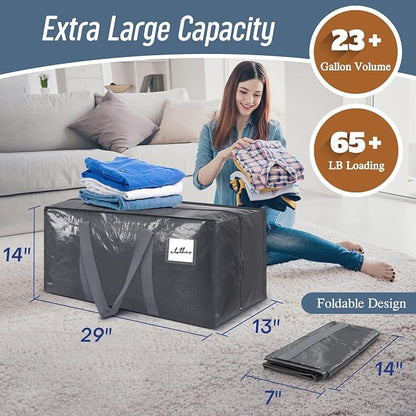 6 Pack Extra Heavy Duty Large Moving Bags - Image 3