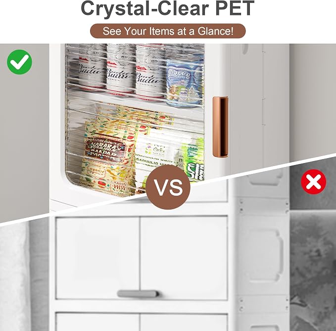 VECELO Narrow Bathroom Storage Cabinet - Image 4