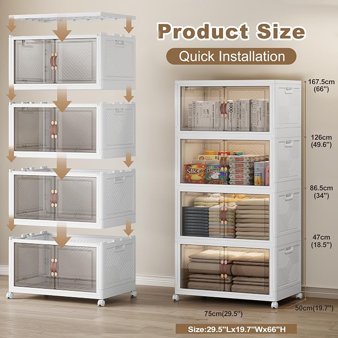SAILUN 628QT Stackable Storage Bins - Image 2