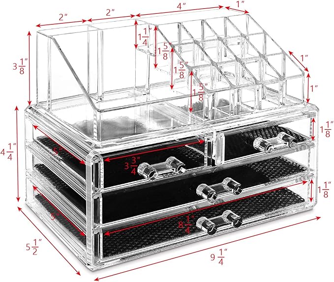 Ikee Design Acrylic Makeup Organizer - Image 2