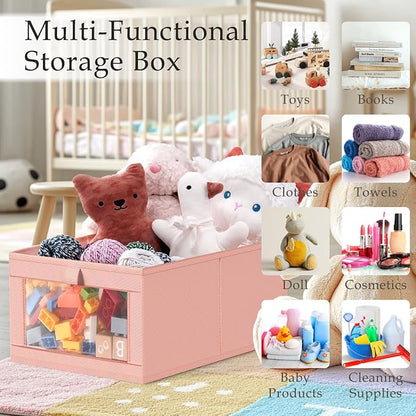 Criusia 4 Pack Linen Closet Organizers and Storage, Closet organizer Large - Image 7
