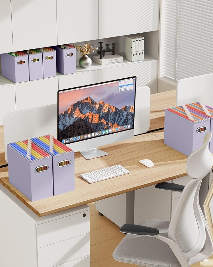 Portable Collapsible Cardboard File Box - Image 3