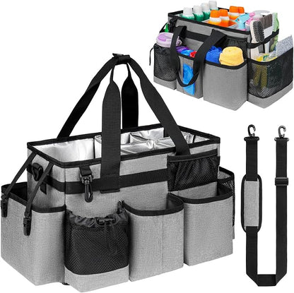 Cleaning Caddy Bag, Cleaning Supplies Organizer by Jaffzora