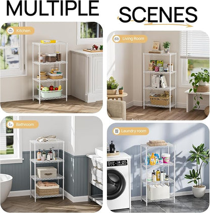 SINGAYE Shelf Wire Shelving Adjustable Storage Shelves Rack Standing Units - Image 6