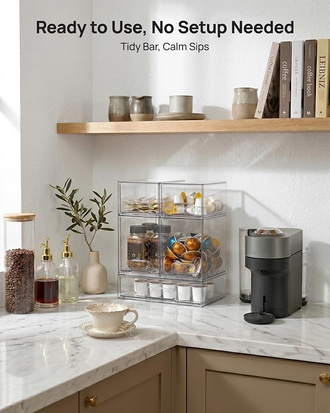 Vtopmart Stackable Storage Drawers Set of 9, Beauty Supplies Storage, Pantry - Image 2