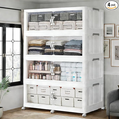 960QT Extra Large Stackable Storage Bins by QAVABIN