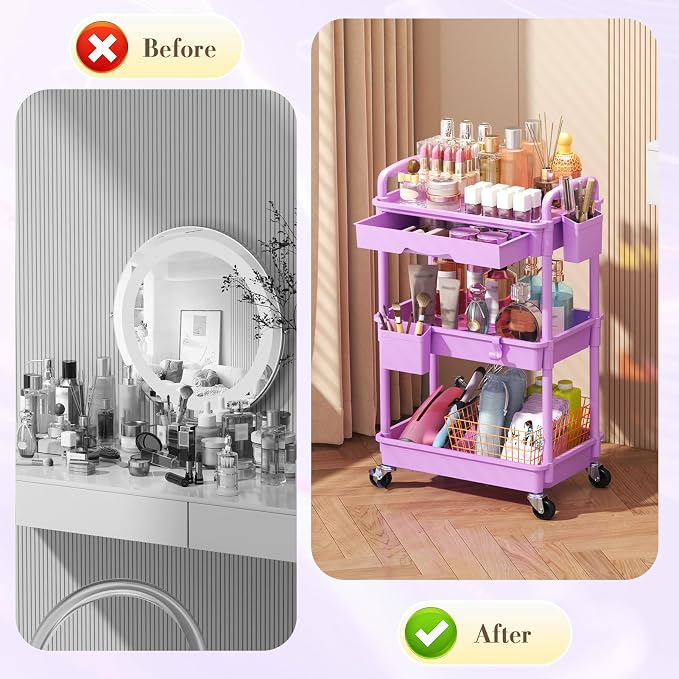SUNALLY Makeup Cart Organizer - Image 5