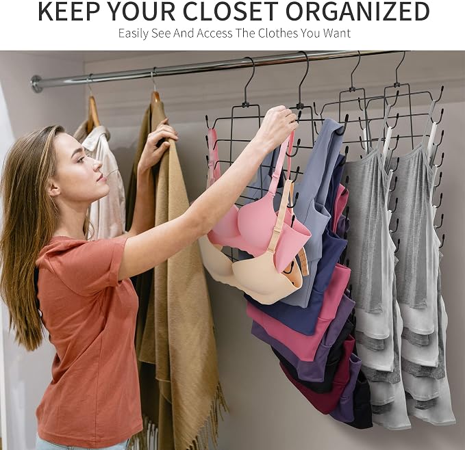 2 Pack Tank Top Hanger, Bra Organizer - Image 4