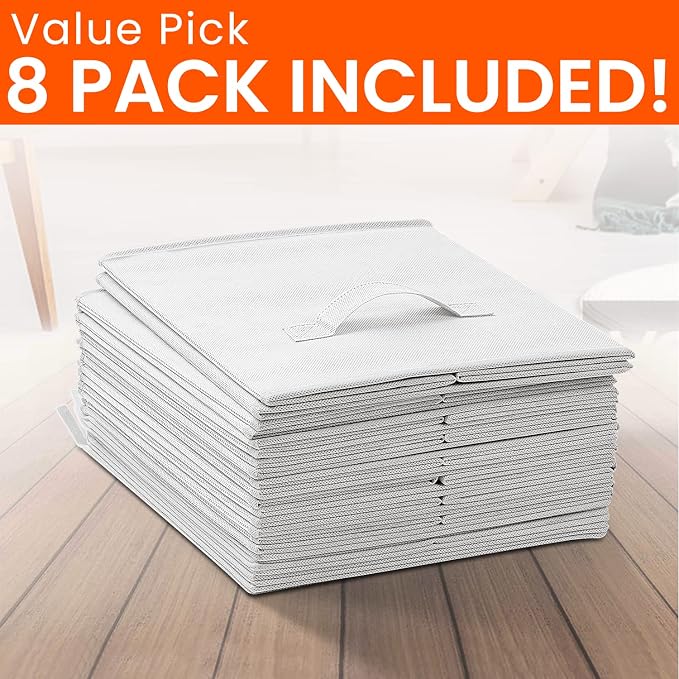 Storage Cubes - 13 Inch Heavy Duty Fabric Storage Bins - Image 7