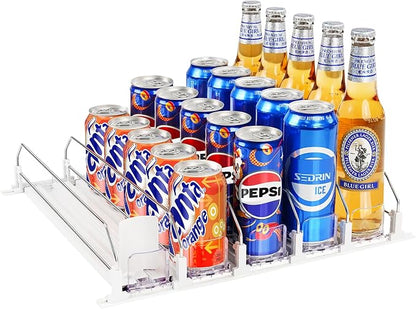 Drink Organizer for Refrigerator, Automatic Pusher Drink Dispenser for Fridge - Image 7