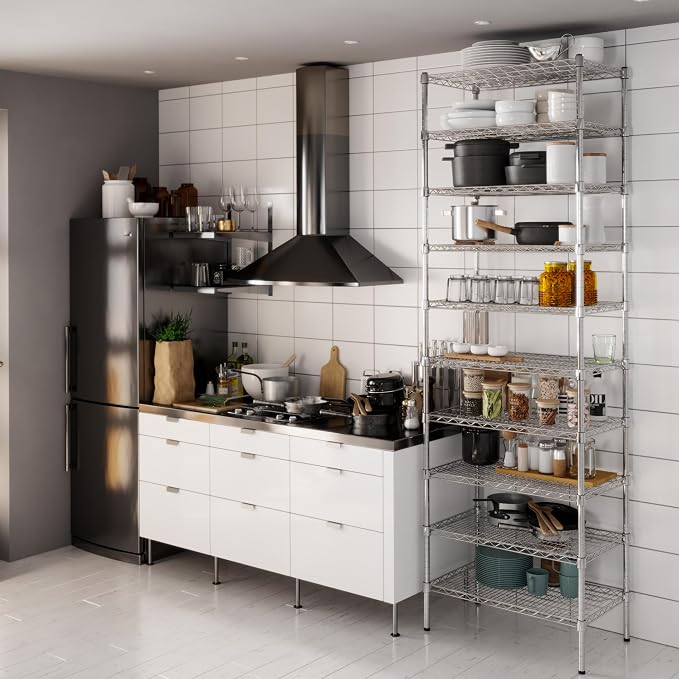 18" Deep x 30" Wide x 96" Height Wire Shelving Kit | 10-Tier | NSF Commercial - Image 2