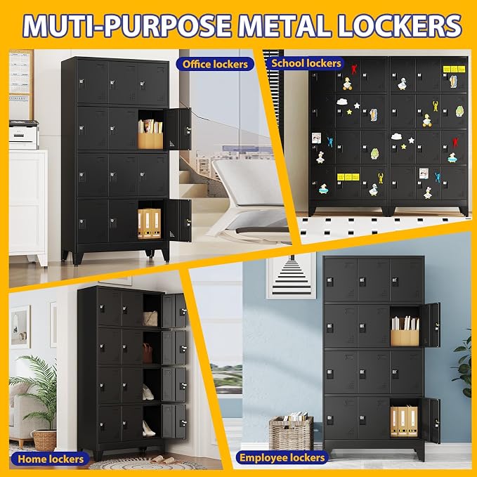 PAOFIN Metal Storage Lockers for Employees - Image 7
