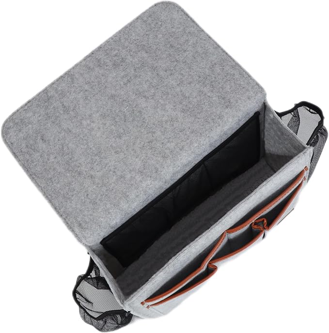 Bedside Caddy, Large Size Bedside Storage Organizer Bedside Organizer Caddy - Image 4