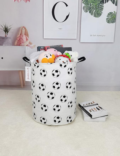 QUEENLALA Large Storage Basket, Laundry Hamper/Bathroom/Home Decor/Collapsible - Image 4