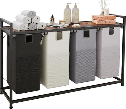 Laundry Basket Four Laundry Hamper by LIVEHOM