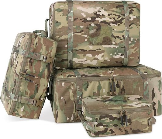 PETAC GEAR 4 PCS Tactical Modular Packing Cubes by PetacGear