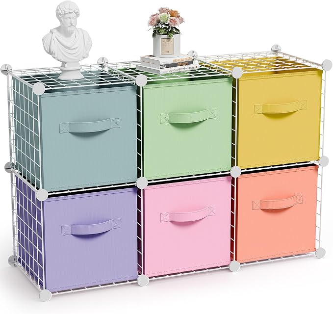 Leinuosen 6 Cube Storage Organizer by Leinuosen