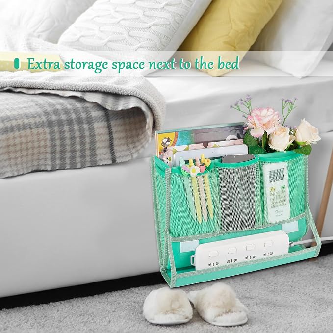 Bedside Caddy Bedside Storage Organizer Bedside Organizer - Image 3