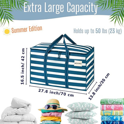 VENO 8 Pack Heavy Duty Moving Bags, Extra Large Storage Bags - Image 2