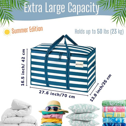 VENO 10 Pack Heavy Duty Moving Bags, Extra Large Storage Bags - Image 2