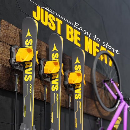 Ski & Snowboard Wall Rack for Garage - Image 4