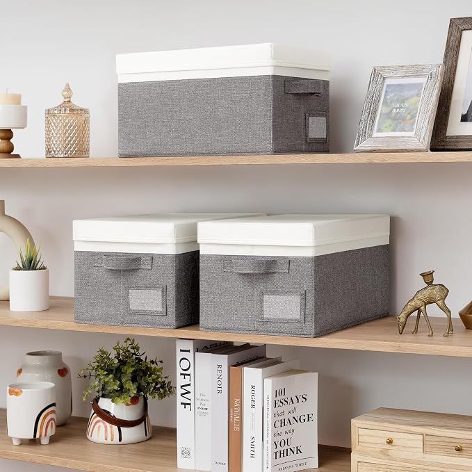 GRANNY SAYS Storage Bins with Lids, Collapsibe Clothes Organizers and Storage - Image 4